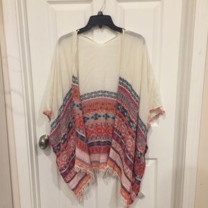 Colorful boho wrap